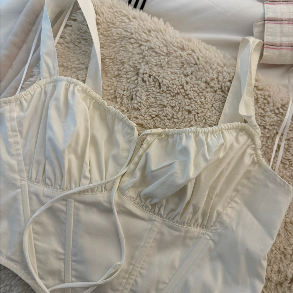 Cotton Candy LA White Corset